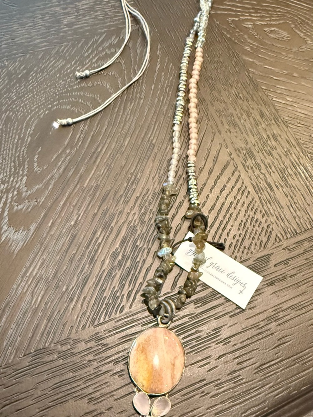 Sterling silver and Jasper Rose Quartz